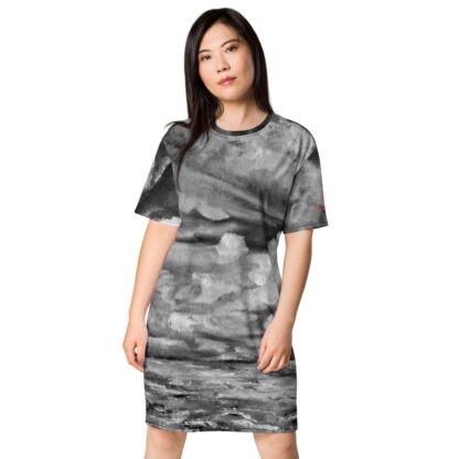 Stürmische See <br> T-Shirt-Kleid