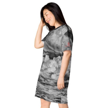 Stürmische See <br> T-Shirt-Kleid - Image 3