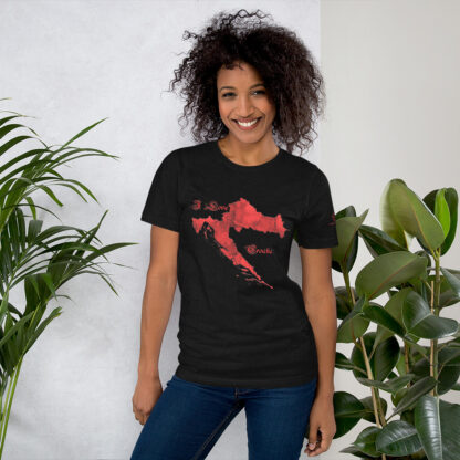 I Love Croatia <br>Unisex-T-Shirt (XS - 5XL) - Image 2
